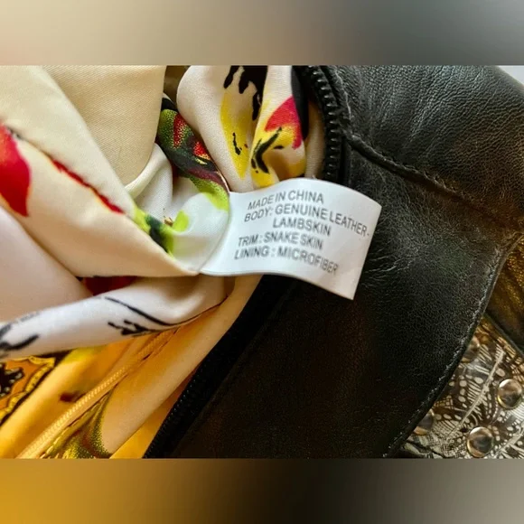 ❣️Real Snake + Lambskin Leather ❣️Bag❣️ - Picture 11 of 15